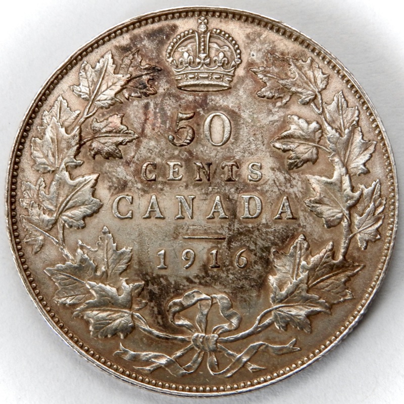 Help-Grade-This-Toned-1916-50-Cent-Coin